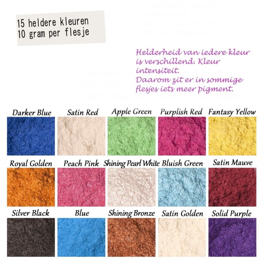 naam Slovenië Saga DEWEL metallic kleurpigment voor epoxyhars,giethars | Polyestergigant.nl